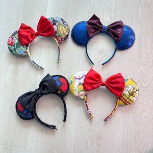 Set of 4  Handmade Assorted Disney-Inspired Ears - Beauty & the Beast and more!